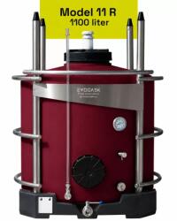  EvoCask Lélegzőtartály 1100L (Model 11R) Fémkeretes Piros +nivócső+hőmérő