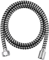Leziter Duș Strong din PVC, 1, 5 m, crom-negru (SM-841) - leziter