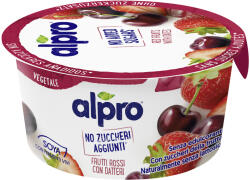 Alpro No Added Sugar Szójagurt Pirosgyümölcs-datolya 135gh