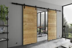  Falra szerelhető tolóajtó AURA DUO - 172 - tölgy craft arany