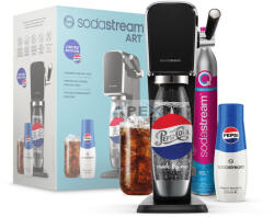  SODASTREAM ART Black PEPSI MADE BY ME Megapack szódagép