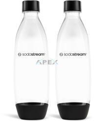 SodaStream FUSE Fekete 2 x 1 l-es palack - mosogatógépben mosható (42007067)