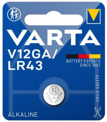 VARTA Gombelem Alkáli V12GA LR43 VGV12GA/4008496273676 (VGV12GA)