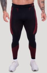 GymBeam OG1 varrásmentes leggings Black/Red L