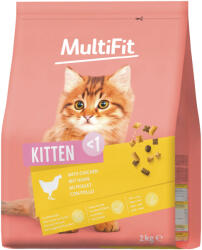 MultiFit száraz macskaeledel kitten csirke 2kg