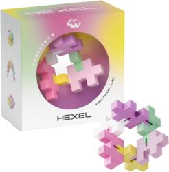 Plus-Plus HEXEL Spectrum - Jucarie fidget creativa - Plus Plus, Bubblegum (PP3487) - ookee