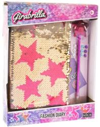 NICE Jurnal Fashion Girabrilla , set jurnal cu paiete reversibile si pix (NC19047)