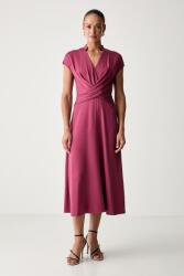 HUGO BOSS rochie cu vâscoză Dareza 9BY2-SUDZTE_30X (50562339)