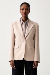 Weekend Max Mara egysoros női gyapjú WKDLAMINE - bézs 34