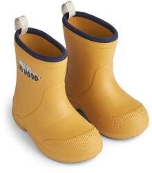 Liewood gumicsizma gyerek Aston Rainboot - sárga 29