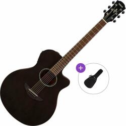 Yamaha APX 600M Basic SET Smokey Black Chitară electro-acustică Jumbo