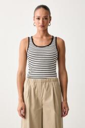 Weekend Max Mara top női pamut elasztánnal WKDMULTIK - fekete L