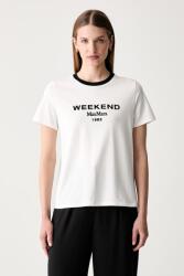 Weekend Max Mara póló női pamut WKDEDISON - fehér S