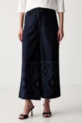 Weekend Max Mara széles szárú női farmer WKDLAMPADA - sötétkék 34