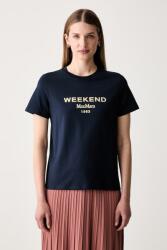 Weekend Max Mara póló női pamut WKDEDISON - sötétkék S