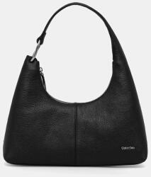 Calvin Klein női bőr hobo táska - fekete Univerzális méret