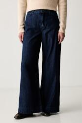 Weekend Max Mara széles szárú női farmer WKDVEGA - sötétkék 42