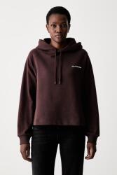 Marc O'Polo kapucnis melegítőfelső női pamut - burgundia S - answear - 33 990 Ft