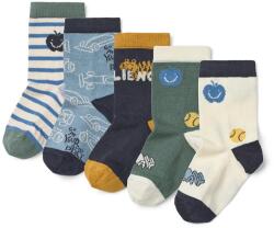 Liewood zokni gyerek Silas Socks 5-Pack 5-es csomag - többszínű 25/28 - answear - 15 190 Ft