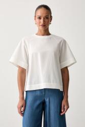 MM by Max Mara blúz női pamut RIDENTE - bézs 40
