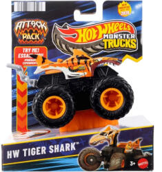 Mattel Hot Wheels Monster Trucks Attack Pack HW Tiger Shark kisautó (JMK96) - jatekbirodalom