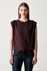 Marc O'Polo top női pamut - burgundia M
