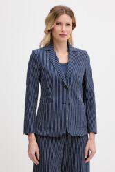 Weekend Max Mara egysoros női pamut ALETTA - sötétkék 40