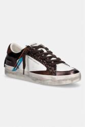 Crime London SK8 DELUXE női bőr sportcipő - barna Női 41