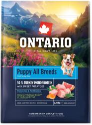 ONTARIO Krmivo Ontario Puppy All Breeds Monoprotein Turkey & Sweet Potatoes 2, 25kg