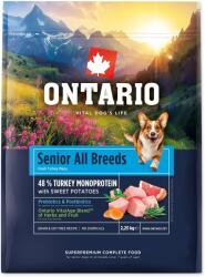 ONTARIO Krmivo Ontario Senior All Breeds Monoprotein Turkey & Sweet Potatoes 2, 25kg