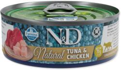 Farmina Konzerv N&D Cat Natural Tuna & Chicken 70g
