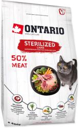 ONTARIO Cat Sterilised Lamb 0, 4kg macskaeledel