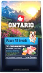 ONTARIO Krmivo Ontario Puppy & Junior All Breeds Monoprotein Turkey & Sweet Potatoes 0, 75kg