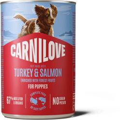 CARNILOVE Dog Can Paté Made with Salmon & Turkey for Puppies 400 g