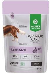 Nature's Protection Natures P Superior care tasak kutyáknak junior GF nyúl és krill 85 g