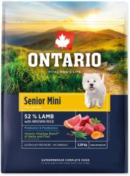 ONTARIO Krmivo Ontario Senior Mini Lamb & Brown Rice 2, 25kg
