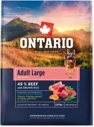 ONTARIO Krmivo Ontario Adult Large Beef & Brown Rice 2, 25kg