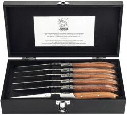 Laguiole Luxury Line Set de cuțite pentru friptură 6 buc. , lemn de trandafir Tacam