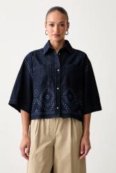 Max Mara női farmer ing WKDALARE - sötétkék 42