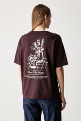 Marc O'Polo t-shirt női pamut - burgundia XS - answear - 19 990 Ft
