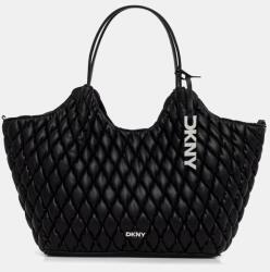 DKNY vászontáska női műbőr PAULA - fekete Univerzális méret
