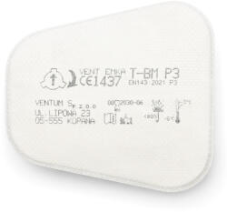 Oxyline T-BM P3 R - Prémium részecskeszűrő betét (P3 R, 3M Kompatibilis) (OXY-TBMP3R-102)