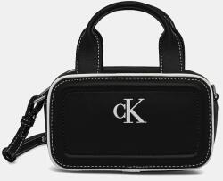 Calvin Klein keresztpántos táska női műbőr - fekete Univerzális méret - answear - 35 890 Ft