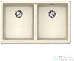 SCHOCK Greenwich N-200 konyhai mosogatótálca CRISTADUR® Magnolia 750 x 455 mm, gránit kompozit, krémfehér GREN200MAGN (GREN200MAGN)