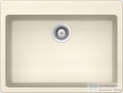 SCHOCK Galaxy N-100L konyhai mosogatótálca CRISTADUR® Magnolia 700 x 530 mm, gránit kompozit, krémfehér GAXN100LMAGN (GAXN100LMAGN)