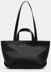 APC A. P. C. shopper női bőr le drummer small - fekete Univerzális méret