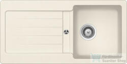 SCHOCK Typos D-100S konyhai mosogatótálca CRISTALITE® Vanilla 860 x 435 mm, gránit kompozit, világos bézs TYPD100SVANI (TYPD100SVANI)
