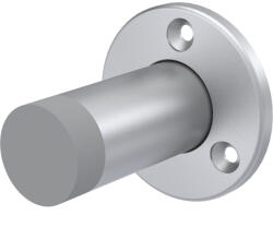 KWS fali ajtóütköző 2010 átmérő 55 mm magasság 80 mm acél ezüst lakkozott (SCH-102283575)