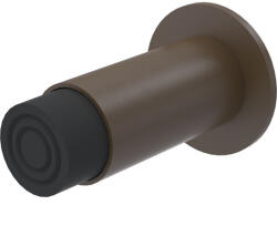 KWS fali ajtóütköző 2064 rugós puffer hossz 80 mm alu sötétbarna eloxált (SCH-102283833)