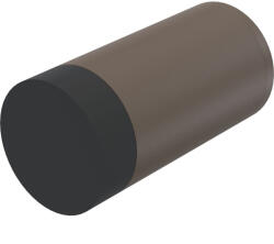 KWS fali ajtóütköző 2073 átmérő 30 mm hossz 120 mm alumínium sötétbarna eloxált (SCH-102283882)